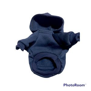 A hoodie for small pets blue